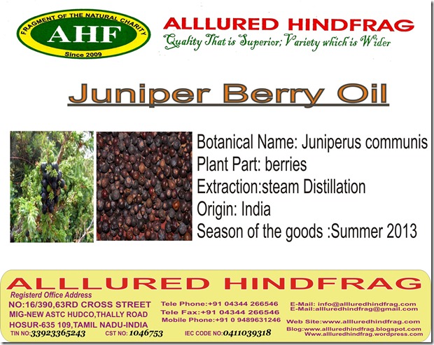 juniperberry oil -HF